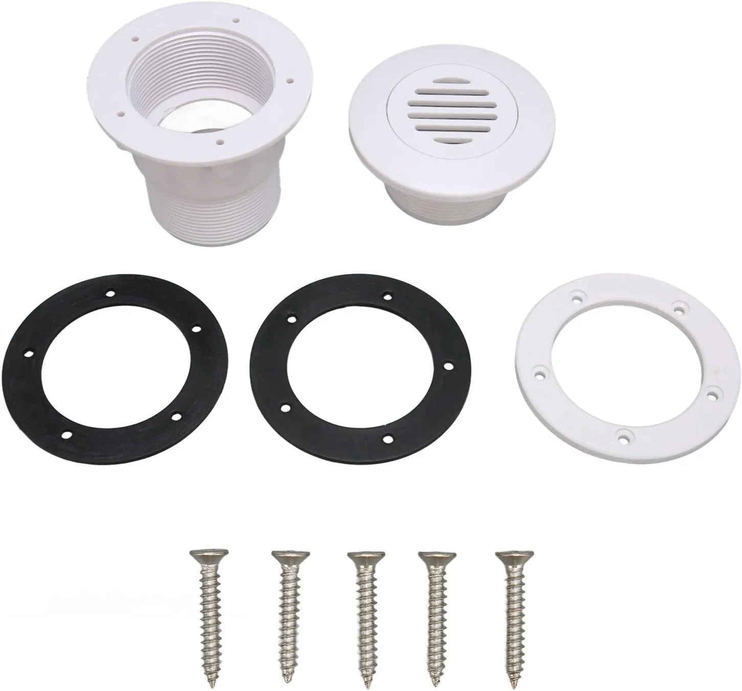 نازل جایگزین استخر، نازل خروجی استخر مقاوم در برابر سایش رزوه G2A با 5 پیچ برای استخر شنا