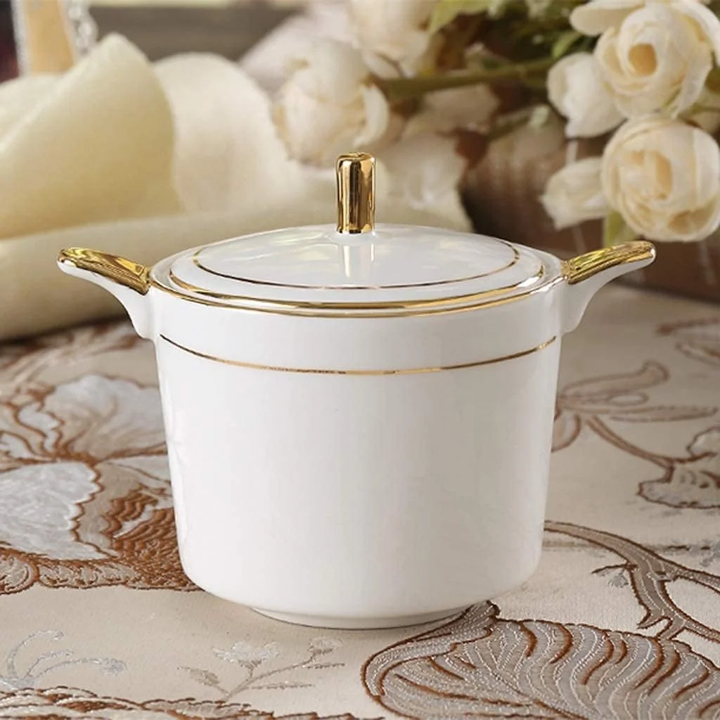 ست ظروف غذاخوری چینی شیک، ست ظروف سرامیکی، ست ترکیبی 26 تکه ظروف غذاخوری چینی با لعاب روشن کوره | غلات آسمان پر ستاره یکپارچهسازی با سیستمعامل