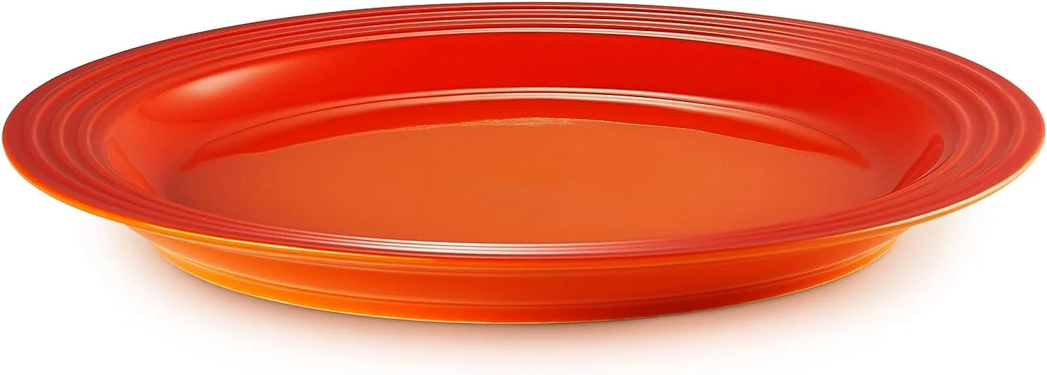 سرویس غذاخوری 12 پارچه سنگی Le Creuset 79351000907081، رنگ قرمز فر