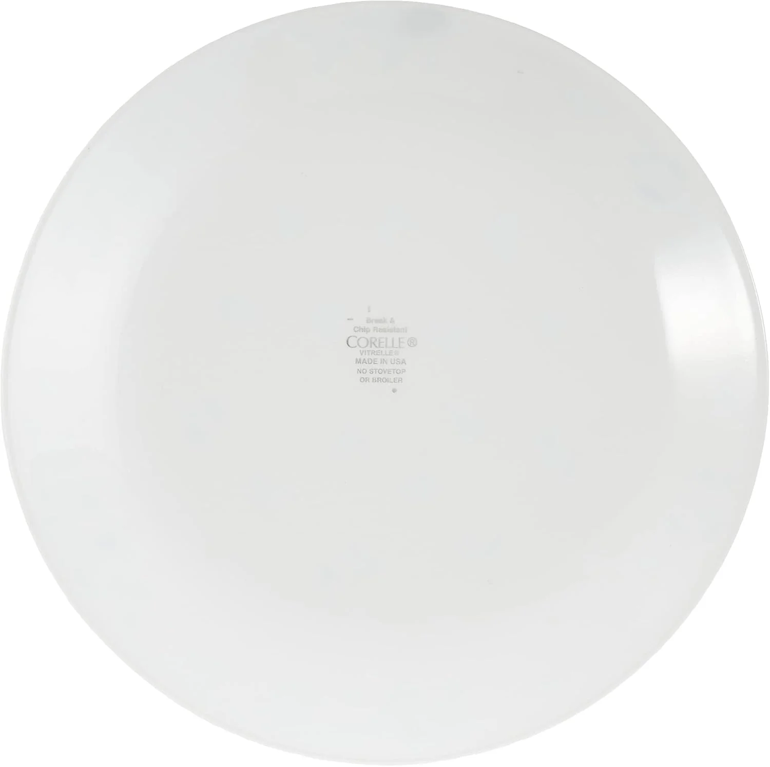 بشقاب متوسط/ناهارخوری شیشه ای کورل آبی پروانسیال 21 سانتی متر بسته 6 عددی، 6017589