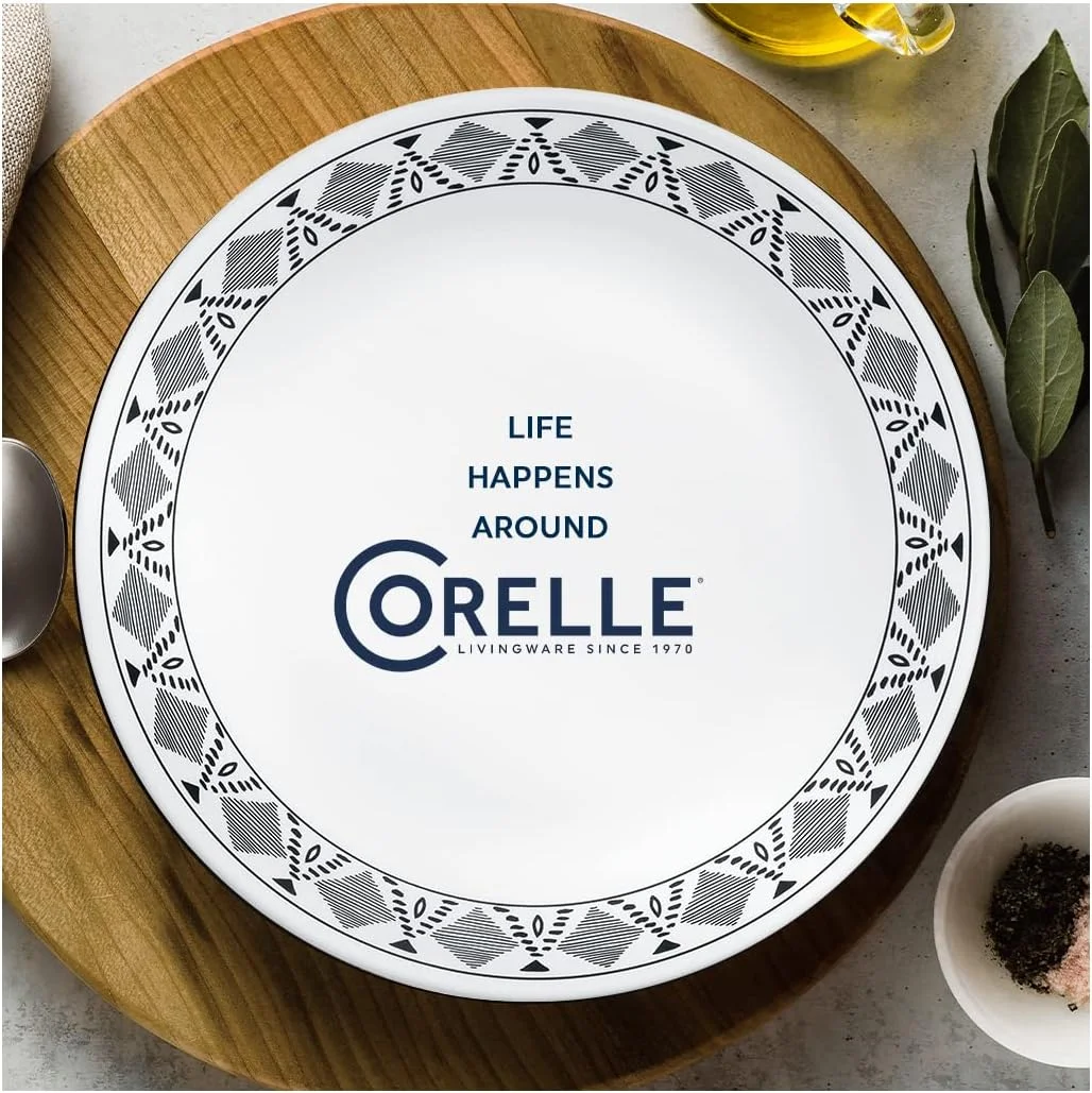 سرویس غذاخوری 16 پارچه Corelle Cusco، مقاوم در برابر لب پر شدن و شکستن
