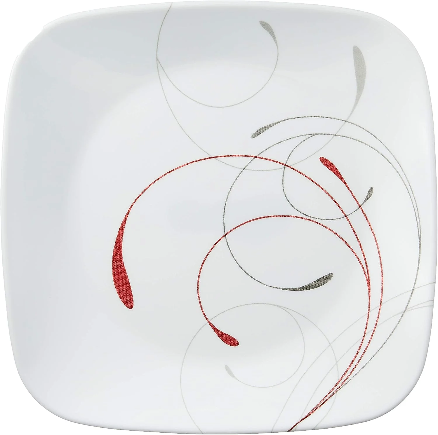 سرویس غذاخوری 18 پارچه Corelle مدل Splendor، مقاوم در برابر لب پر شدن، مناسب برای 6 نفر، شامل بشقاب ناهار خوری 8-3/4 اینچی سفید، 1107747