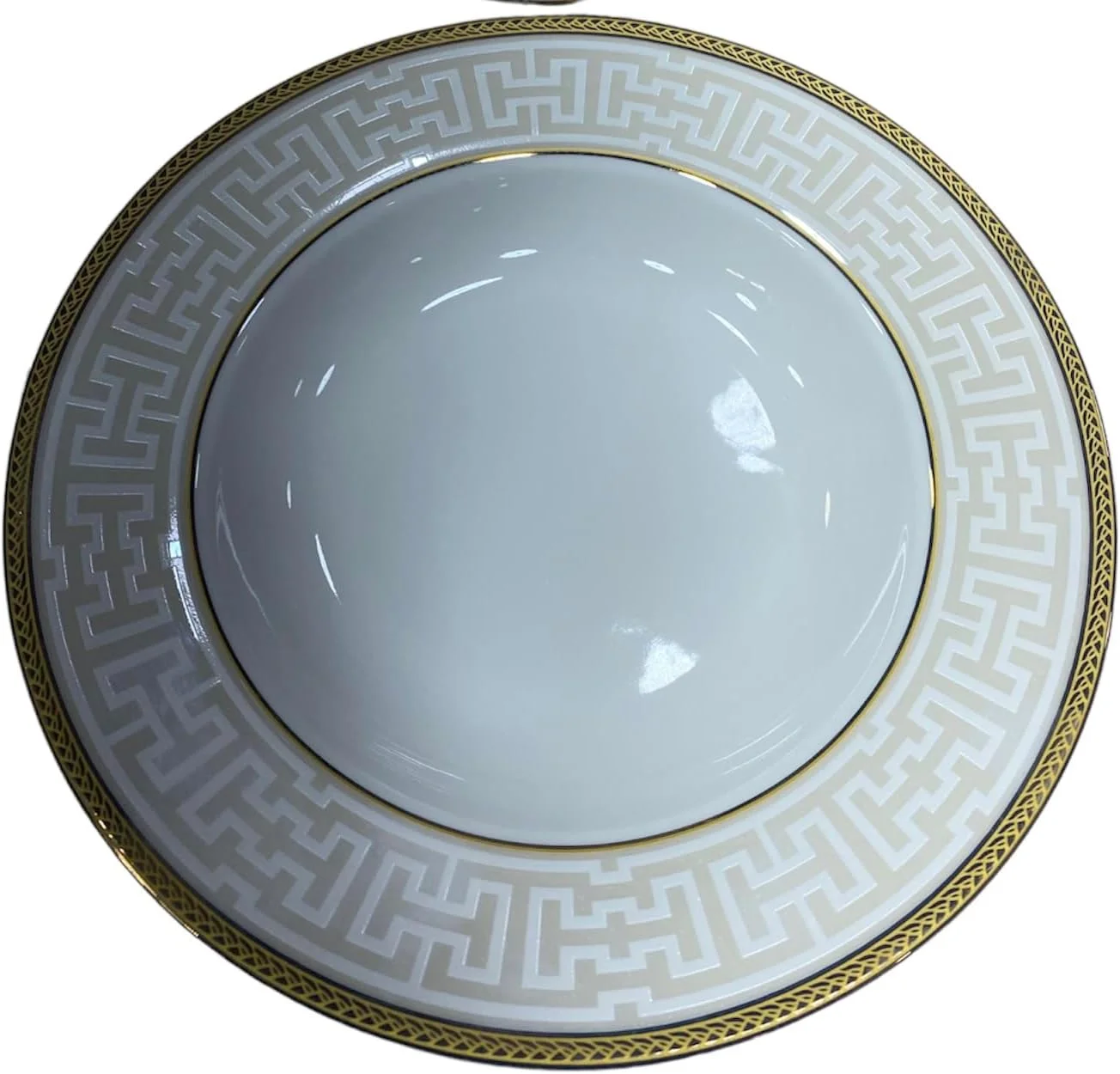 سرویس غذاخوری 24 پارچه چینی سفید آشپزخانه کلاسیک | بشقاب غذاخوری 10.5 اینچی، بشقاب سوپ 8.5 اینچی، بشقاب دسر 7.5 اینچی و کاسه 5.5 اینچی | سرویس ظروف چینی برای 6 نفر