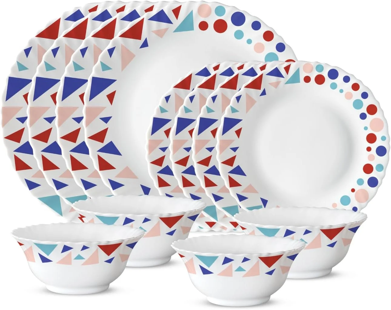 سرویس غذاخوری 12 پارچه بوروسیل لاراه پلانو اوپال، طرح اسپکل، مدل 12DSPL01-SP (شامل 4 عدد بشقاب غذاخوری، 4 عدد بشقاب پیش دستی، 4 عدد کاسه) سرویس غذاخوری 12 پارچه بوروسیل لاراه پلانو اوپال، طرح اسپکل، مدل 12DSPL01-SP (شامل 4 عدد بشقاب غذاخوری، 4 عدد بشقاب پیش دستی، 4 عدد کاسه)