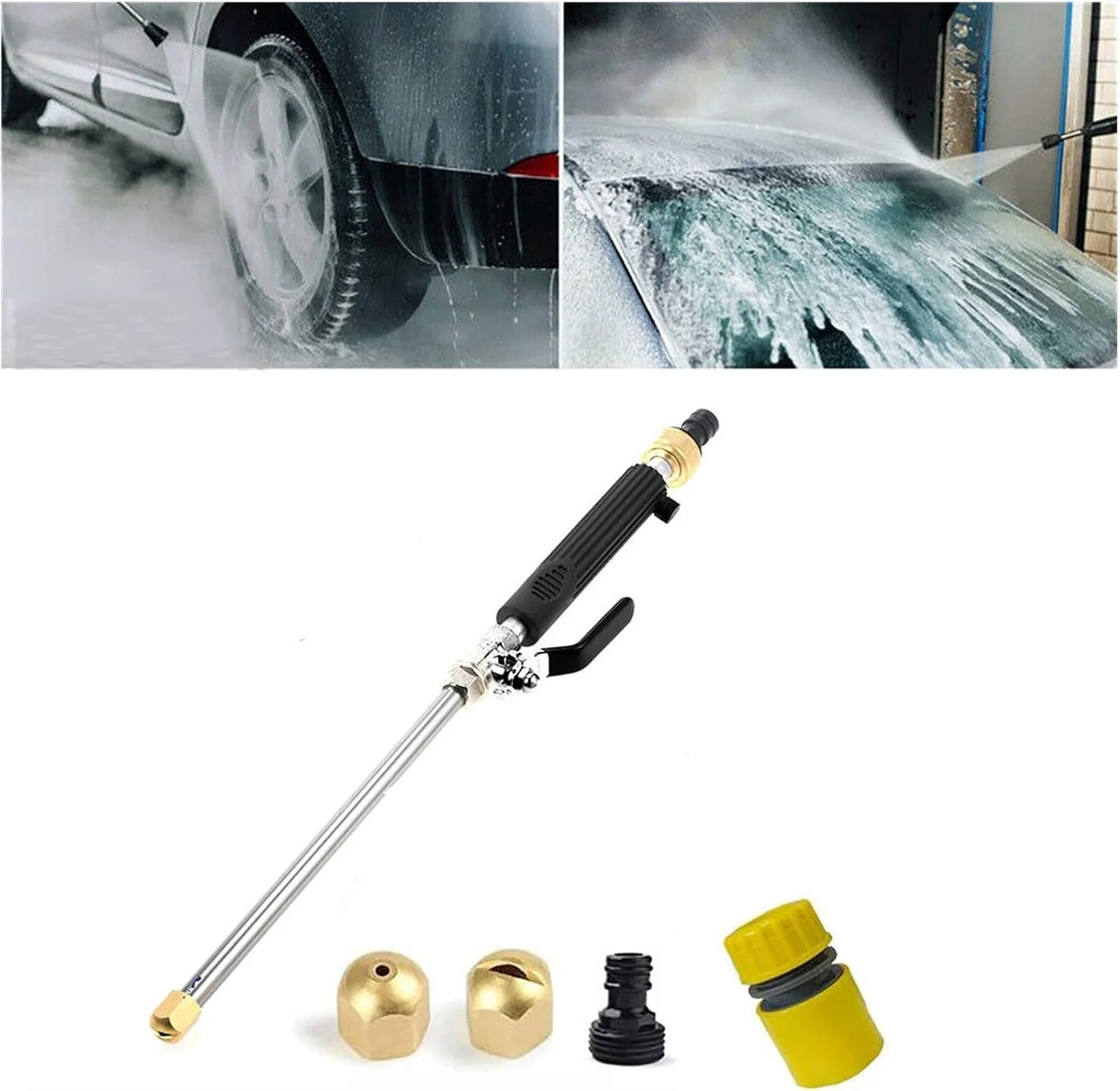 ابزار استخر شنا KKRKEM، تفنگ آب پاش فشار قوی، اسپری آب پاش ماشین، جت شستشوی باغ، شلنگ، نازل، ابزار تمیز کننده ابزار استخر شنا KKRKEM، تفنگ آب پاش فشار قوی، اسپری آب پاش ماشین، جت شستشوی باغ، شلنگ، نازل، ابزار تمیز کننده