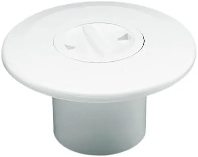 Swimming Pool Vacuum Point Suction Nozzle, 63mm/50mm Pipe Compatible, White Astral