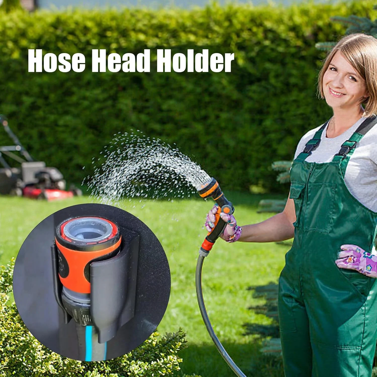 آویز شلنگ باغ، براکت نگهدارنده نازل و اسپری شلنگ باغ، نگهدارنده ضد لغزش برای لوازم جانبی اسپری، مناسب برای باغبانی، حیاط، استخر، چمن و فضای باز آویز شلنگ باغ، براکت نگهدارنده نازل و اسپری شلنگ باغ، نگهدارنده ضد لغزش برای لوازم جانبی اسپری، مناسب برای باغبانی، حیاط، استخر، چمن و فضای باز