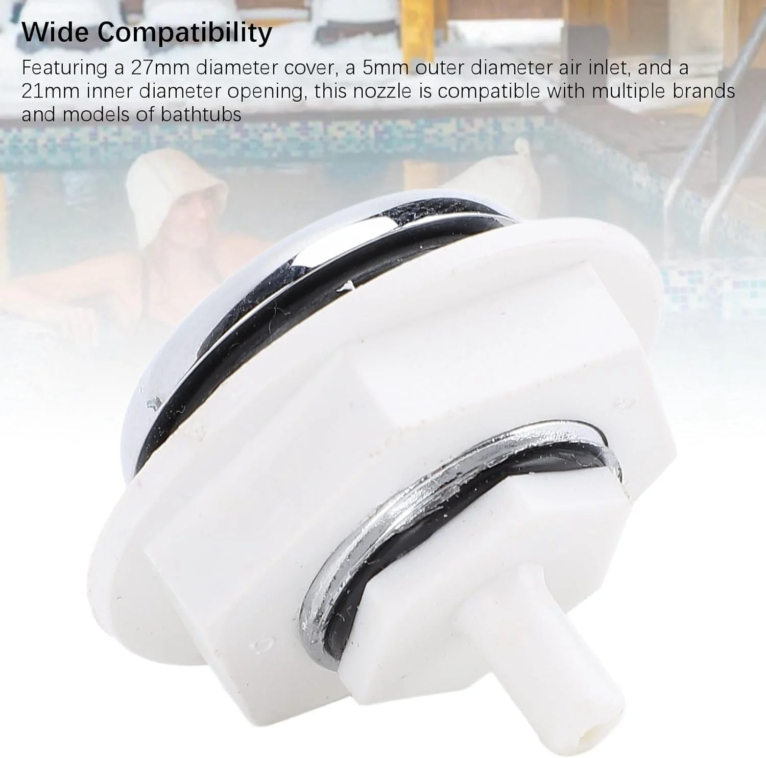 نازل جت آب اسپا 7 سوراخه Cryfokt، جایگزین نازل وان حمام، چشمه آب گرم، استخر شنا، لوازم جانبی حمام برای ماساژ اسپا نازل جت آب اسپا 7 سوراخه Cryfokt، جایگزین نازل وان حمام، چشمه آب گرم، استخر شنا، لوازم جانبی حمام برای ماساژ اسپا