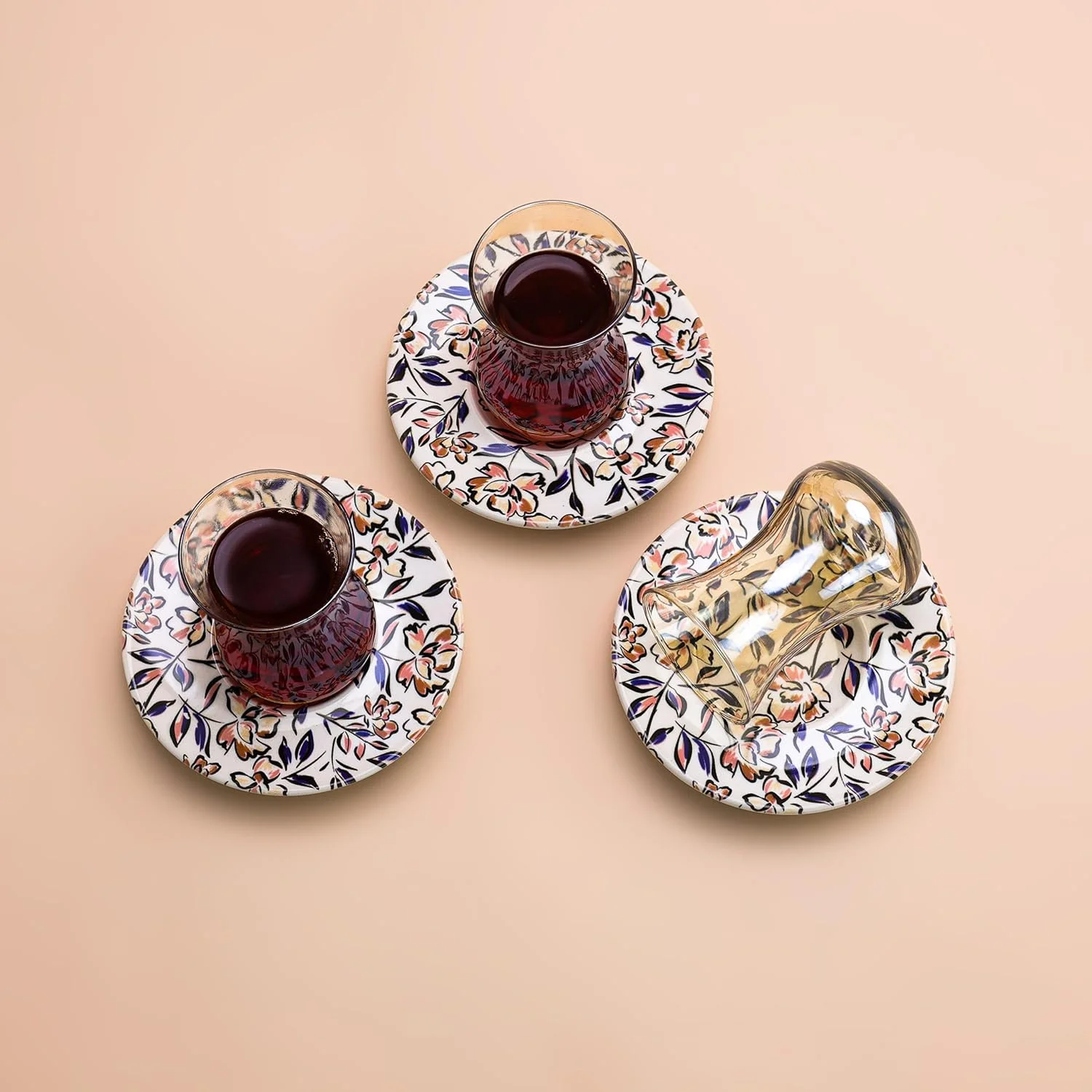 سرویس چای خوری 18 پارچه фарфор BLACKSTONE Herencia با بشقاب جانبی، شامل 6 فنجان چای | 6 نعلبکی | 6 بشقاب جانبی، ساخت ترکیه (1205) سرویس چای خوری 18 پارچه фарфор BLACKSTONE Herencia با بشقاب جانبی، شامل 6 فنجان چای | 6 نعلبکی | 6 بشقاب جانبی، ساخت ترکیه (1205)