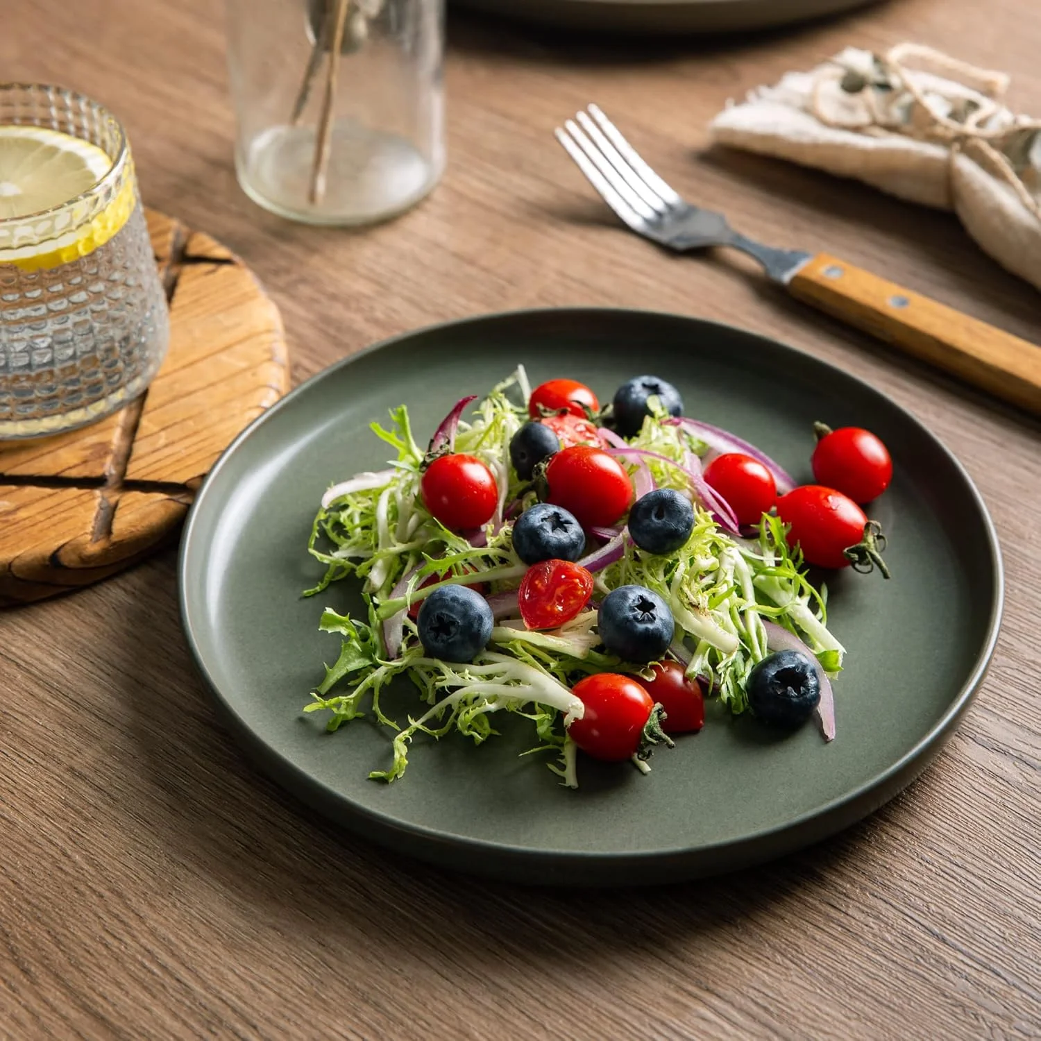 سرویس ظروف غذاخوری AmorArc، ست بشقاب و کاسه لبه موج دار، بسیار مقاوم در برابر لب پر شدن و ترک خوردگی | قابل استفاده در ماشین ظرفشویی، مایکروویو و فر، مناسب برای 8 نفر (24 پارچه) سرویس ظروف غذاخوری AmorArc، ست بشقاب و کاسه لبه موج دار، بسیار مقاوم در برابر لب پر شدن و ترک خوردگی | قابل استفاده در ماشین ظرفشویی، مایکروویو و فر، مناسب برای 8 نفر (24 پارچه)