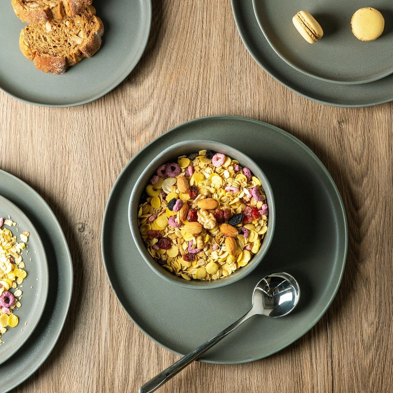 سرویس ظروف غذاخوری AmorArc، ست بشقاب و کاسه لبه موج دار، بسیار مقاوم در برابر لب پر شدن و ترک خوردگی | قابل استفاده در ماشین ظرفشویی، مایکروویو و فر، مناسب برای 8 نفر (24 پارچه) سرویس ظروف غذاخوری AmorArc، ست بشقاب و کاسه لبه موج دار، بسیار مقاوم در برابر لب پر شدن و ترک خوردگی | قابل استفاده در ماشین ظرفشویی، مایکروویو و فر، مناسب برای 8 نفر (24 پارچه)