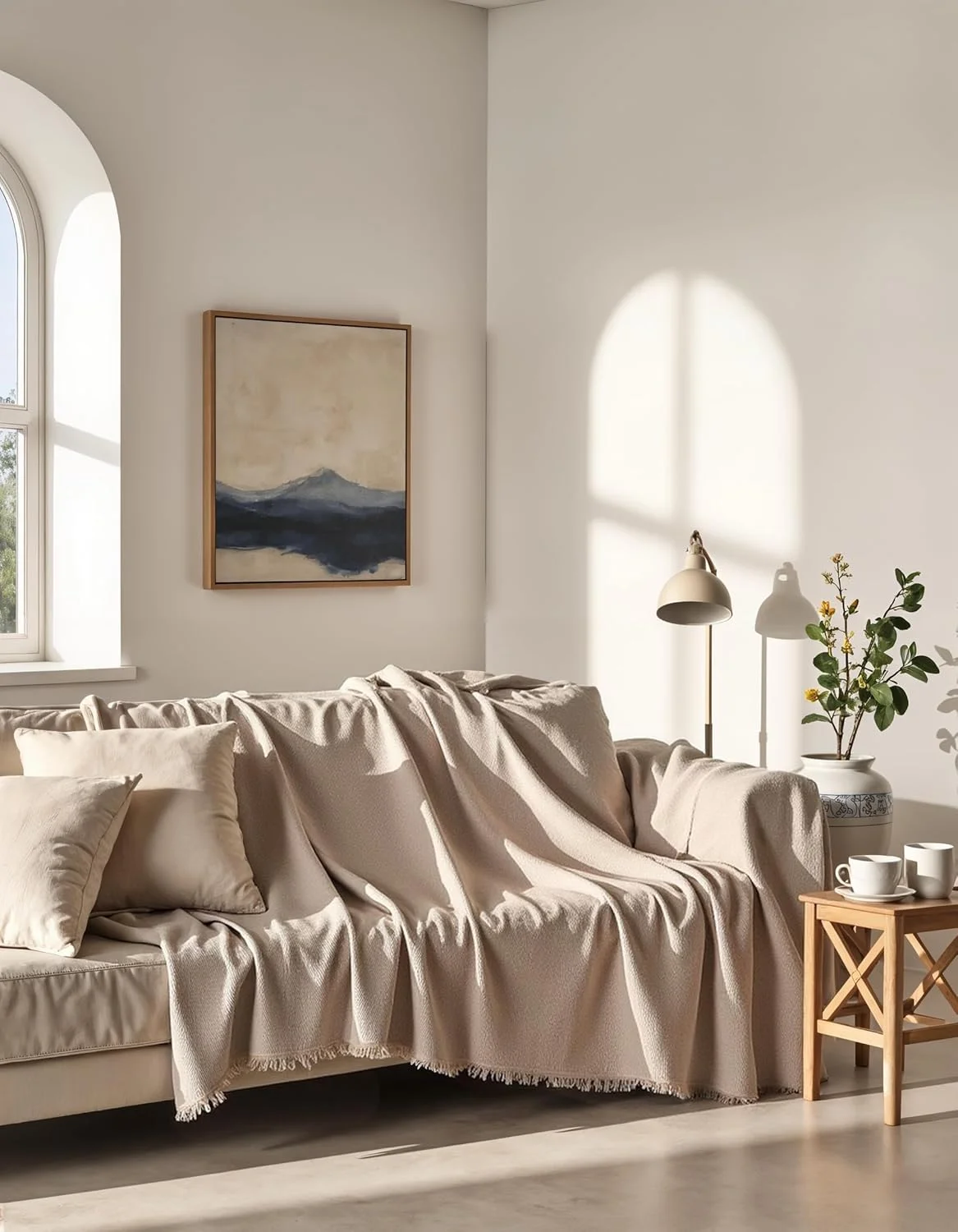 BOHORIA® Sera Bedspread | 100% Recycled Cotton | Oeko-Tex® | Bed Throw Reversible Blanket Sofa Blanket | Extra Large (Sepia, 200 x 230 cm) BOHORIA® Sera Bedspread | 100% Recycled Cotton | Oeko-Tex® | Bed Throw Reversible Blanket Sofa Blanket | Extra Large (Sepia, 200 x 230 cm)