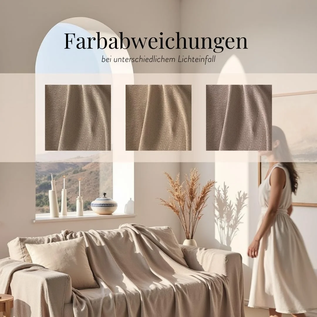 BOHORIA® Sera Bedspread | 100% Recycled Cotton | Oeko-Tex® | Bed Throw Reversible Blanket Sofa Blanket | Extra Large (Sepia, 200 x 230 cm) BOHORIA® Sera Bedspread | 100% Recycled Cotton | Oeko-Tex® | Bed Throw Reversible Blanket Sofa Blanket | Extra Large (Sepia, 200 x 230 cm)