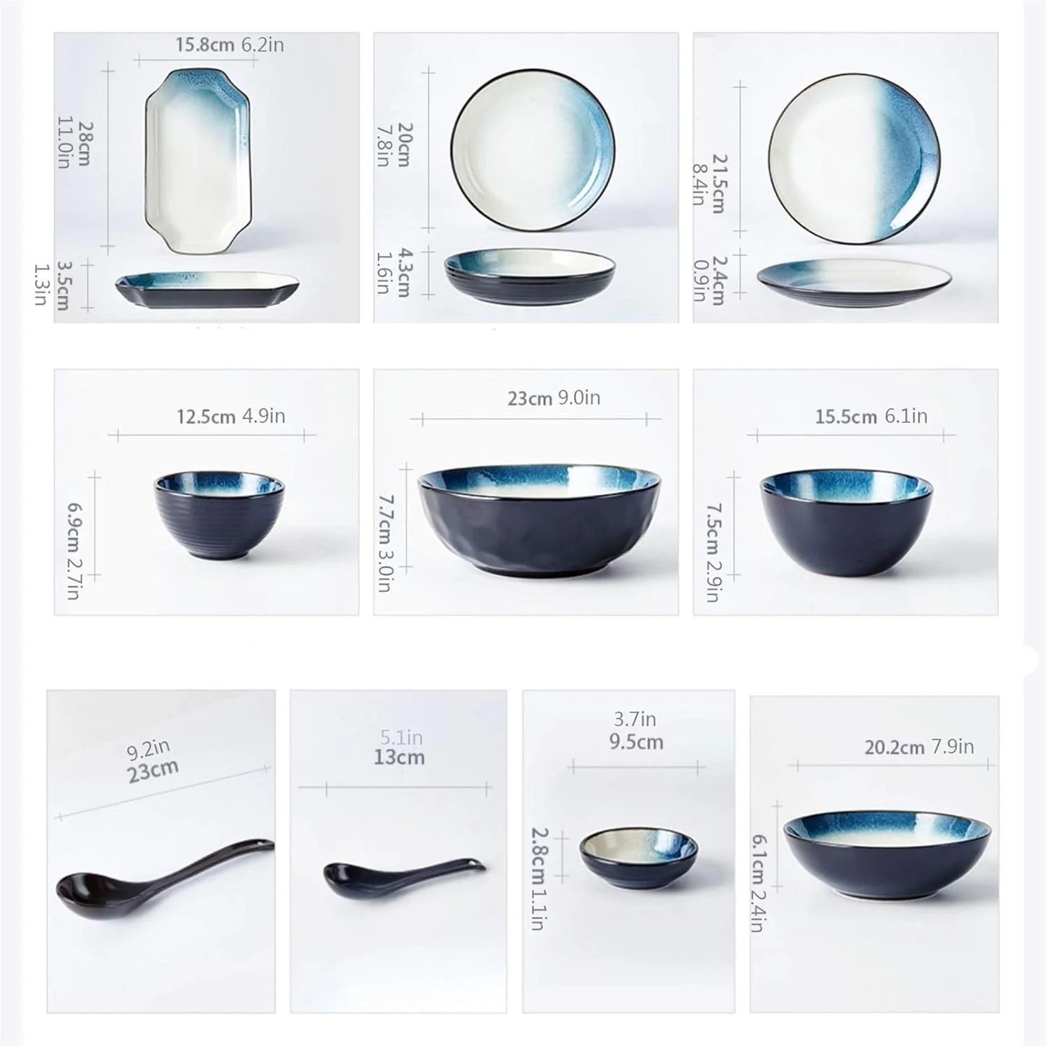 ست ظروف غذاخوری 18 پارچه سرامیکی، ست بشقاب های شیک و بادوام گرد مناسب برای 4 نفر، قابل استفاده در مایکروویو و ماشین ظرفشویی ست ظروف غذاخوری 18 پارچه سرامیکی، ست بشقاب های شیک و بادوام گرد مناسب برای 4 نفر، قابل استفاده در مایکروویو و ماشین ظرفشویی