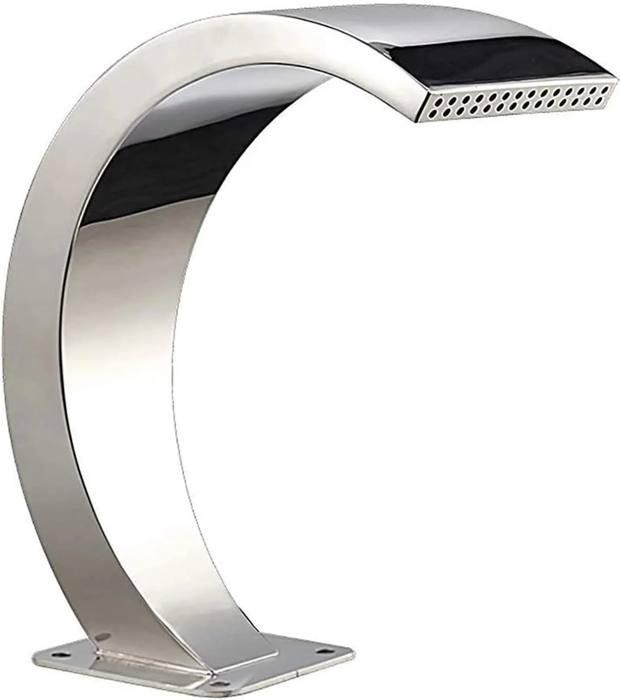 آبنمای استخر شنا، آبنمای استخر باغی از جنس استیل ضد زنگ، صفحه نمایش فواره