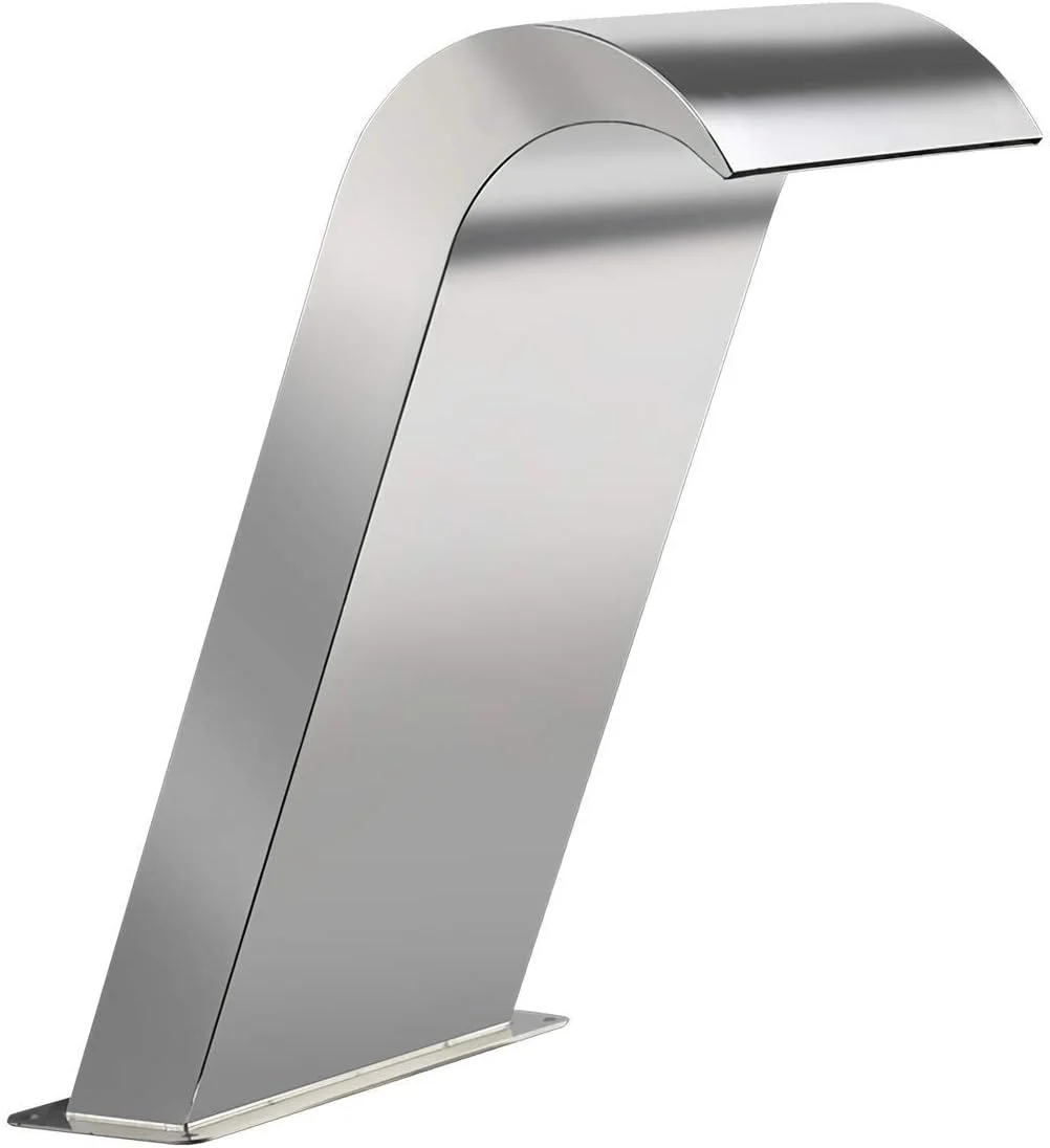 آبنمای استیل باغی، آبشار فواره ای برای استخرهای شنا، ویژگی آب زلال