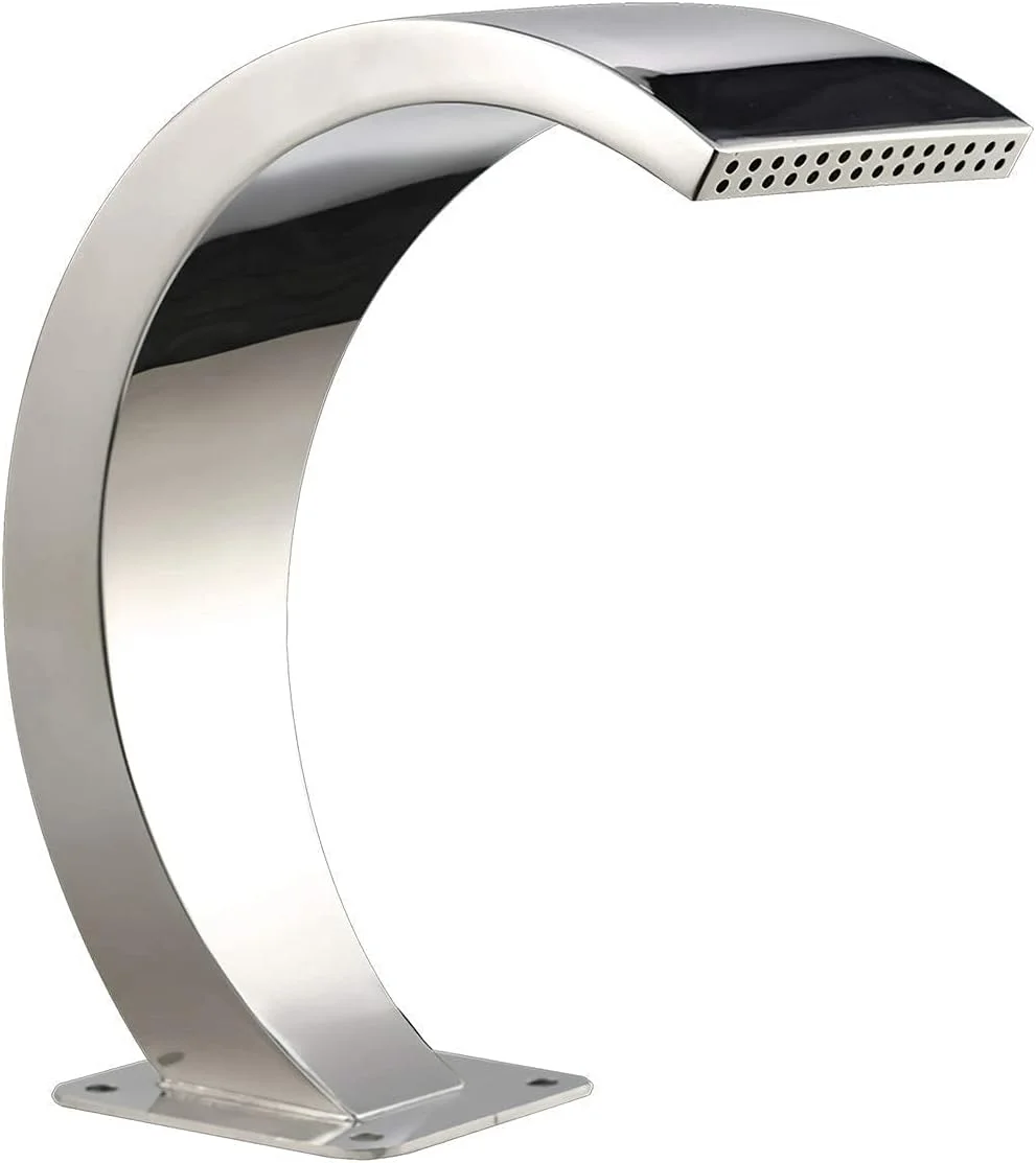 آبنمای آبشاری استیل ضد زنگ برای استخر، باغ و ویژگی آبشاری بیرونی