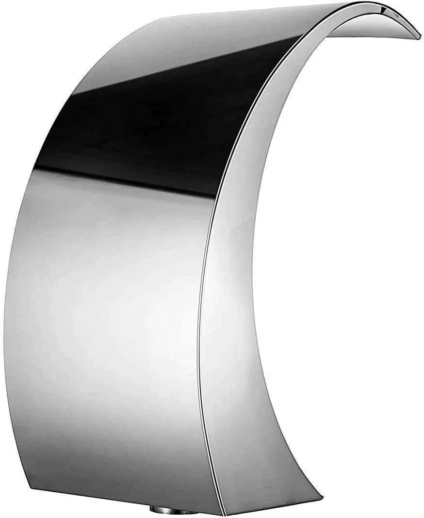 آبنمای استیل آبشاری DSFSDG برای استخر، باغ و حوضچه، ویژگی آبشاری خالص، آبنماهای فضای باز