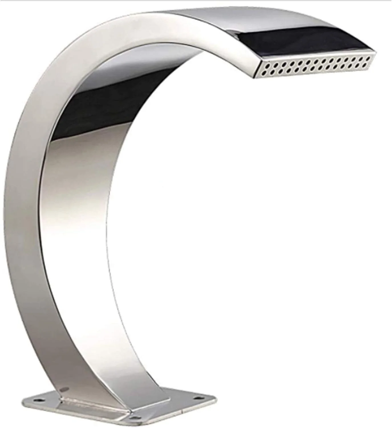 آبنمای استخر DSFSDG / آبنمای استخر باغ مستطیلی استیل ضد زنگ برای استخرهای توکار آبشارهای فضای باز