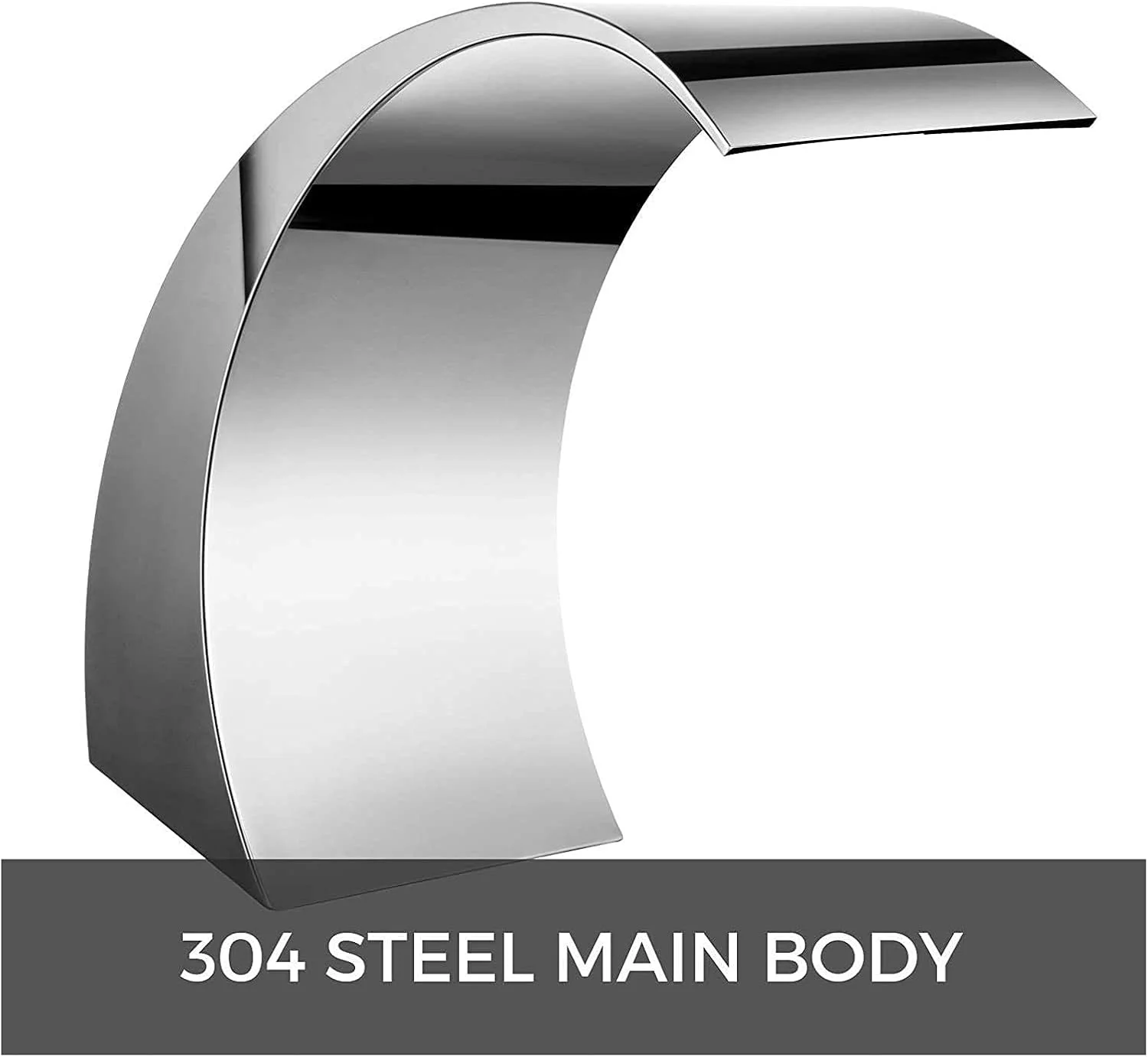 آبنمای آبشاری استیل ضد زنگ برای استخر، باغ و ویژگی آب زلال