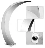 آبنمای آبشاری استیل ضد زنگ برای استخر، باغ و ویژگی آب زلال