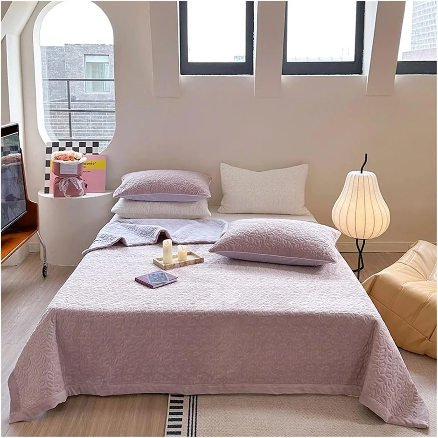 روتختی مخمل نرم، روکش تخت، پتو تخت پنبه ای، روتختی برای ملحفه های تخت دونفره، پتو تخت، روکش مبل، محافظ تشک، ست خواب لوکس (A 3 تکه 230cmx245cm)