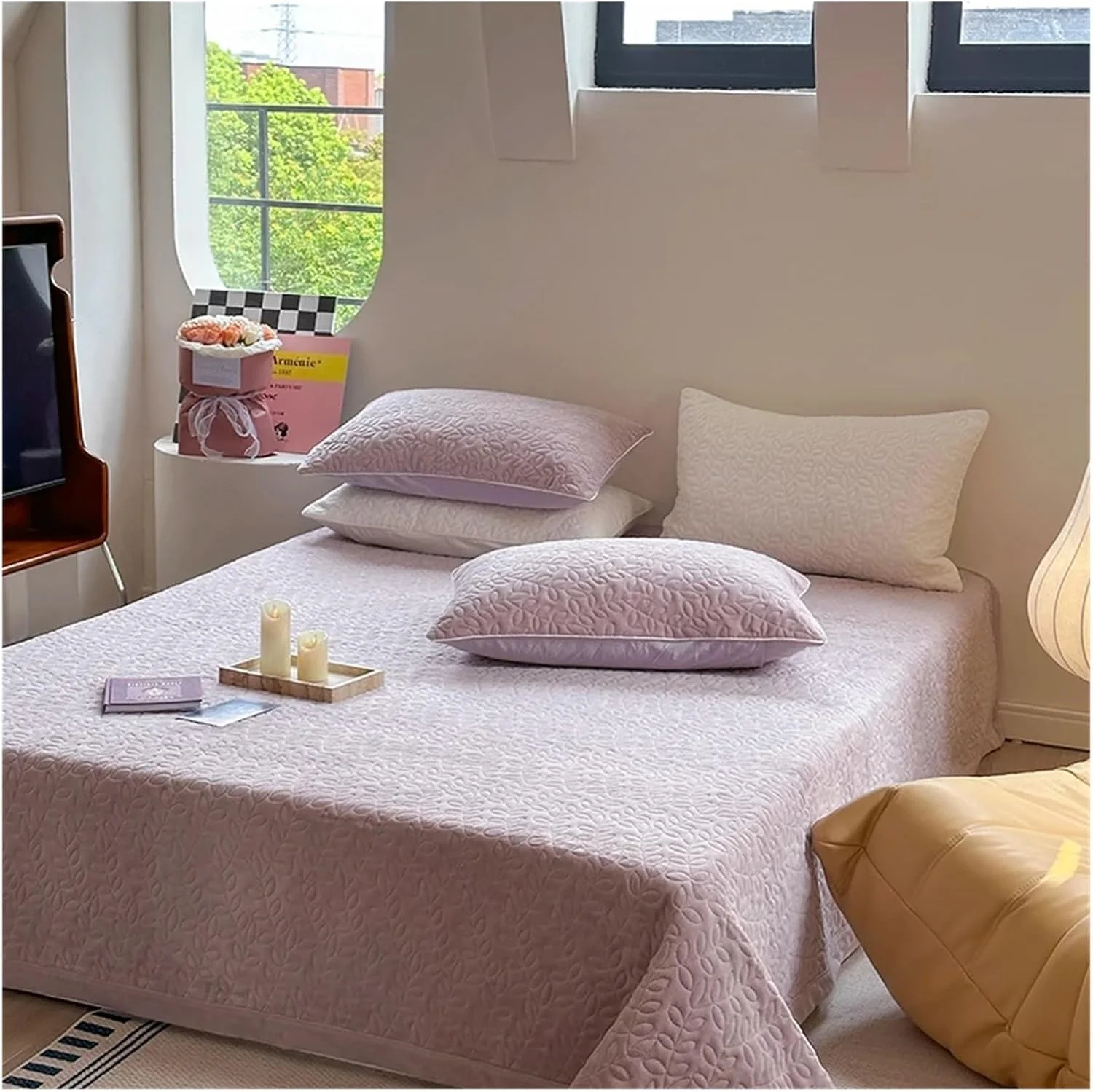 روتختی مخمل نرم، روکش تخت، پتو تخت پنبه ای، روتختی برای ملحفه های تخت دونفره، پتو تخت، روکش مبل، محافظ تشک، ست خواب لوکس (A 3 تکه 230cmx245cm)