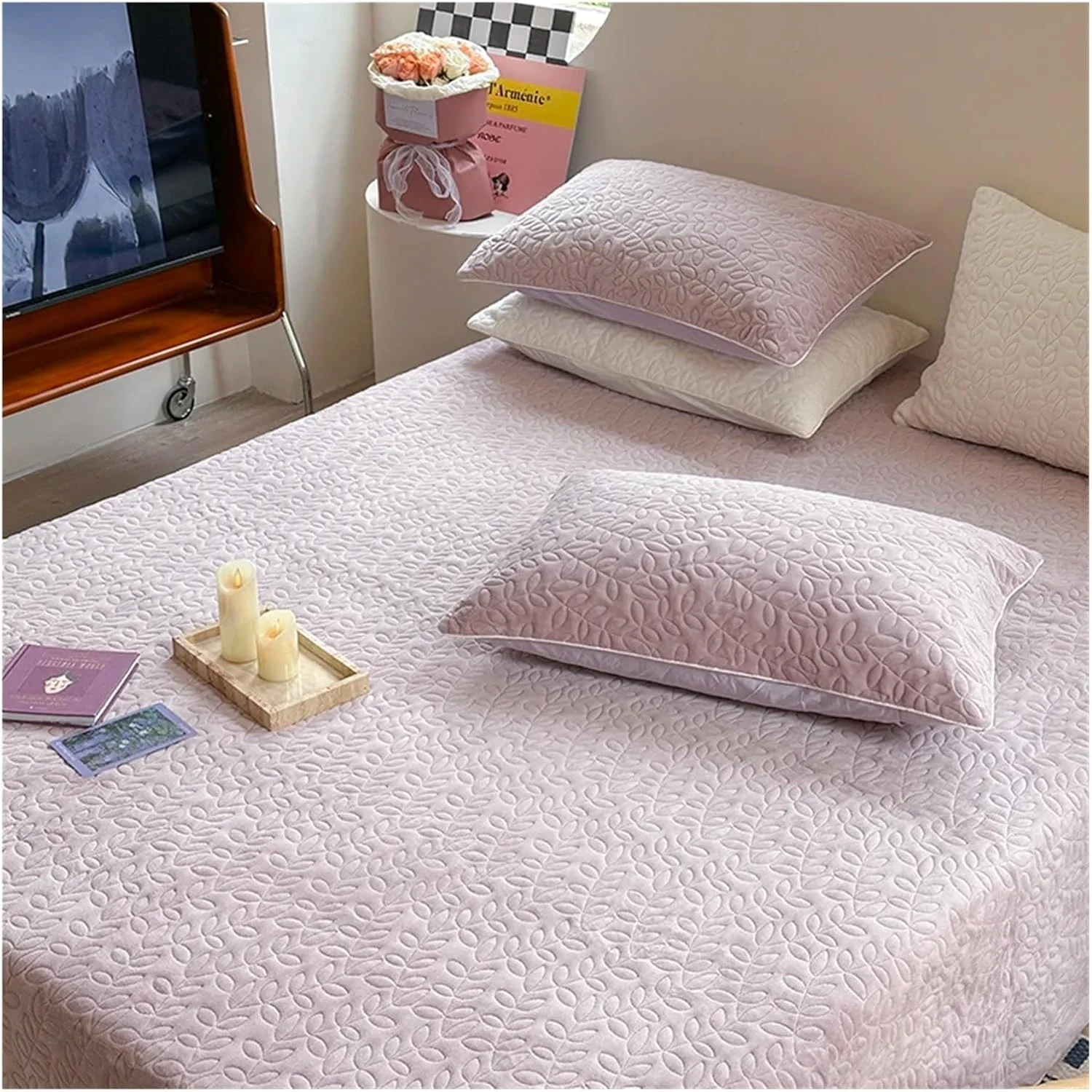 روتختی مخمل نرم، روکش تخت، پتو تخت پنبه ای، روتختی برای ملحفه های تخت دونفره، پتو تخت، روکش مبل، محافظ تشک، ست خواب لوکس (A 3 تکه 230cmx245cm)