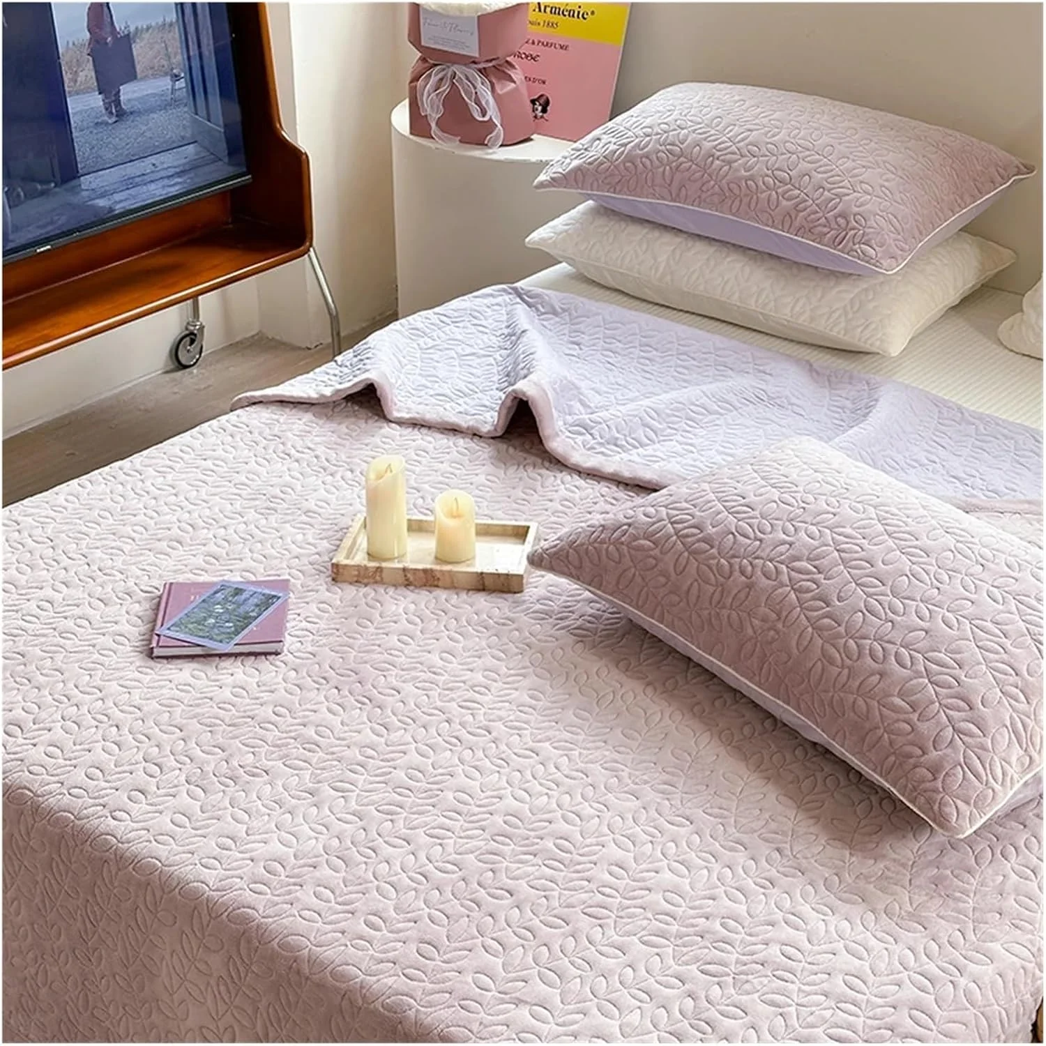 روتختی مخمل نرم، روکش تخت، پتو تخت پنبه ای، روتختی برای ملحفه های تخت دونفره، پتو تخت، روکش مبل، محافظ تشک، ست خواب لوکس (A 3 تکه 230cmx245cm)