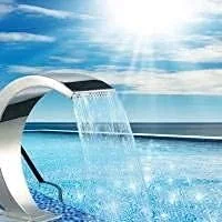 آبشار مستطیلی استخر DSFSDG، فواره استخر شنا، فواره استخر آبشاری باغی از جنس استنلس استیل