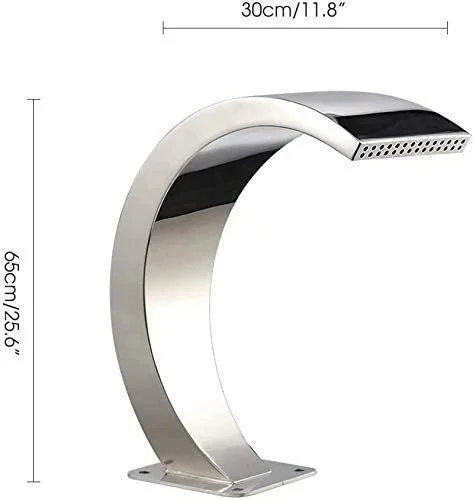 آبنمای استیل ضد زنگ DSFSDG، آبشار مناسب باغ، استخر شنا، آبنماهای روباز و توکار، ویژگی آبشاری