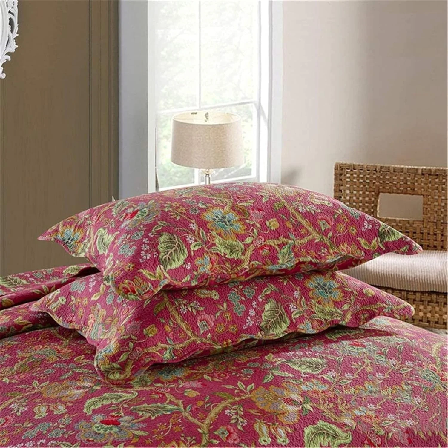 روتختی سه تکه کینگ سایز 230X250cm با طرح گلدوزی ظریف و زیبا، لحاف روتختی، روکش تخت خواب پلی استر فوق العاده نرم، ست روتختی به همراه 2 روبالشتی، D روتختی سه تکه کینگ سایز 230X250cm با طرح گلدوزی ظریف و زیبا، لحاف روتختی، روکش تخت خواب پلی استر فوق العاده نرم، ست روتختی به همراه 2 روبالشتی، D