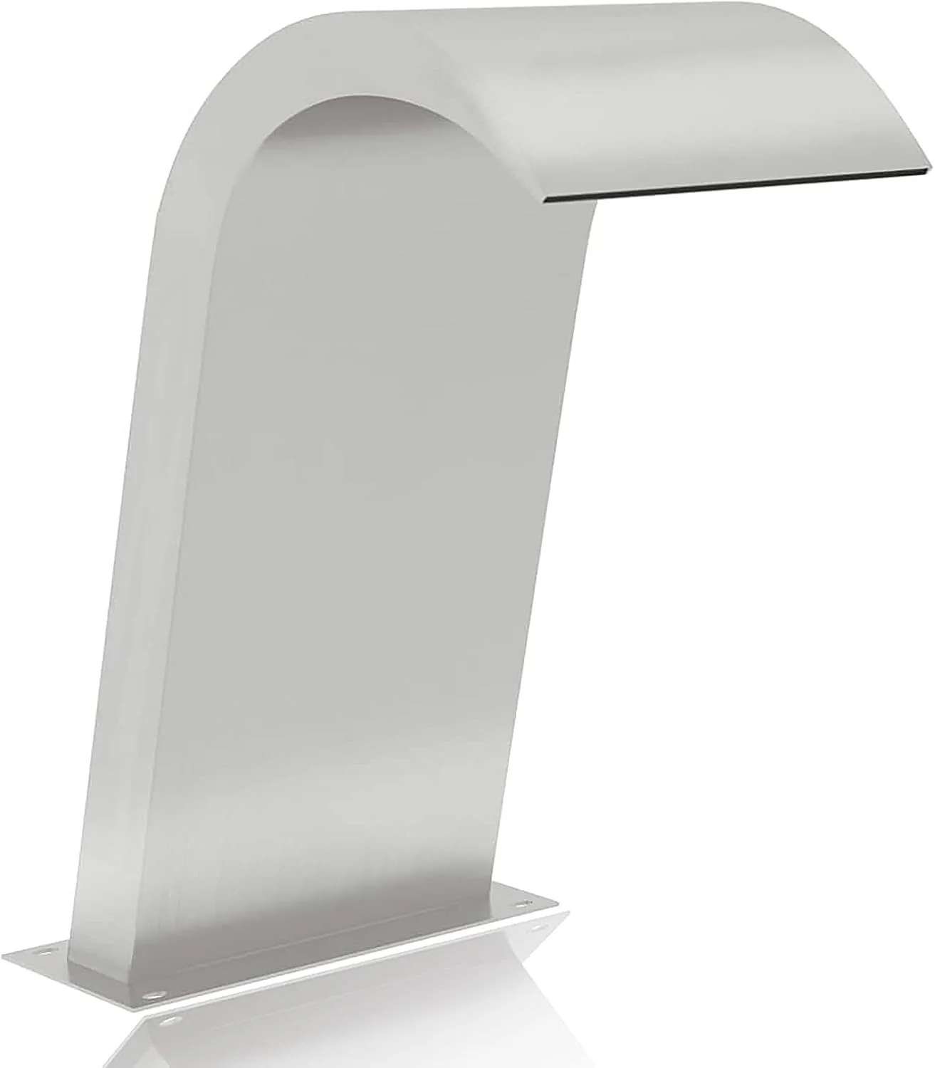 DSFSDG Swimming Pool Fountain, Stainless Steel Pools Fountain, Pool Fountains, Waterfall Spillway for Garden Pond, SPA Pool Decoration,Silver