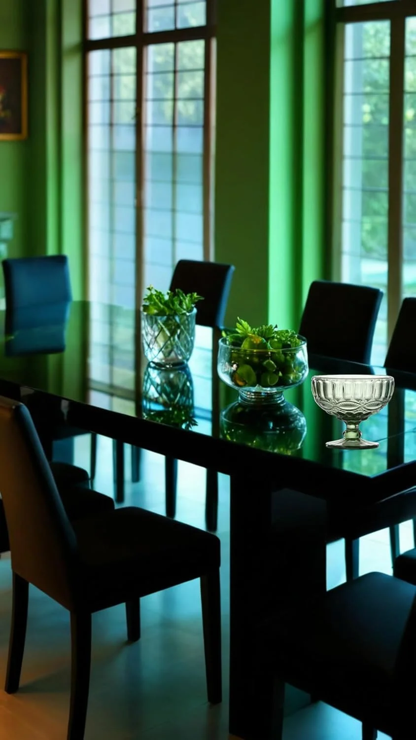 ست شیرین سون شامل 6 عدد کاسه بستنی/دسر شیشه ای سبز طرح دار قدیمی - 355 میلی لیتر ست شیرین سون شامل 6 عدد کاسه بستنی/دسر شیشه ای سبز طرح دار قدیمی - 355 میلی لیتر