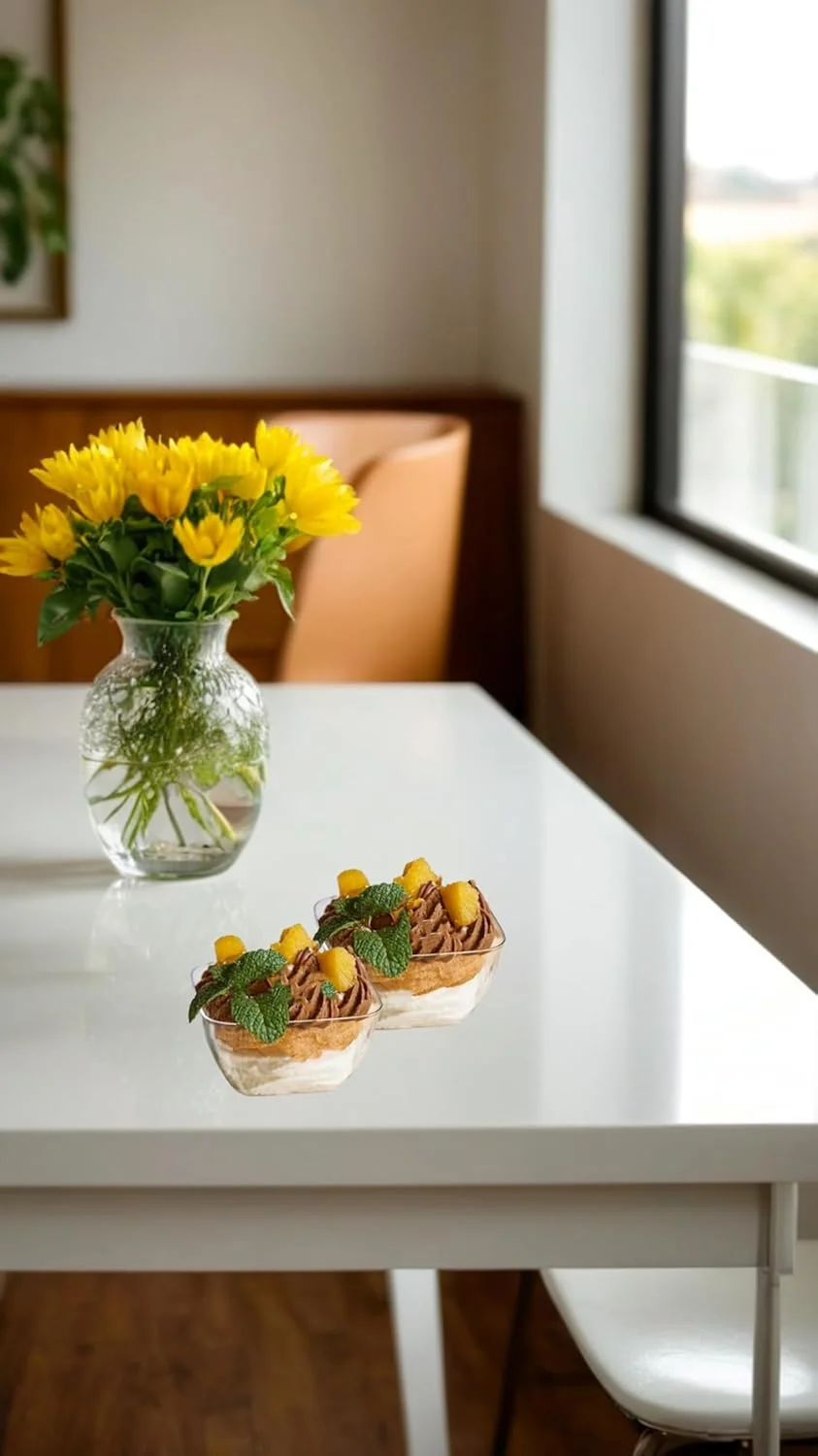 ظروف دسر پلاستیکی شفاف کوچک Sweet seven، بسته 30 عددی به همراه قاشق، مناسب برای مهمانی ها، عروسی ها و رستوران ها، کاسه های سرو پودینگ و پیش غذا قابل استفاده مجدد برای هالووین و غیره ظروف دسر پلاستیکی شفاف کوچک Sweet seven، بسته 30 عددی به همراه قاشق، مناسب برای مهمانی ها، عروسی ها و رستوران ها، کاسه های سرو پودینگ و پیش غذا قابل استفاده مجدد برای هالووین و غیره