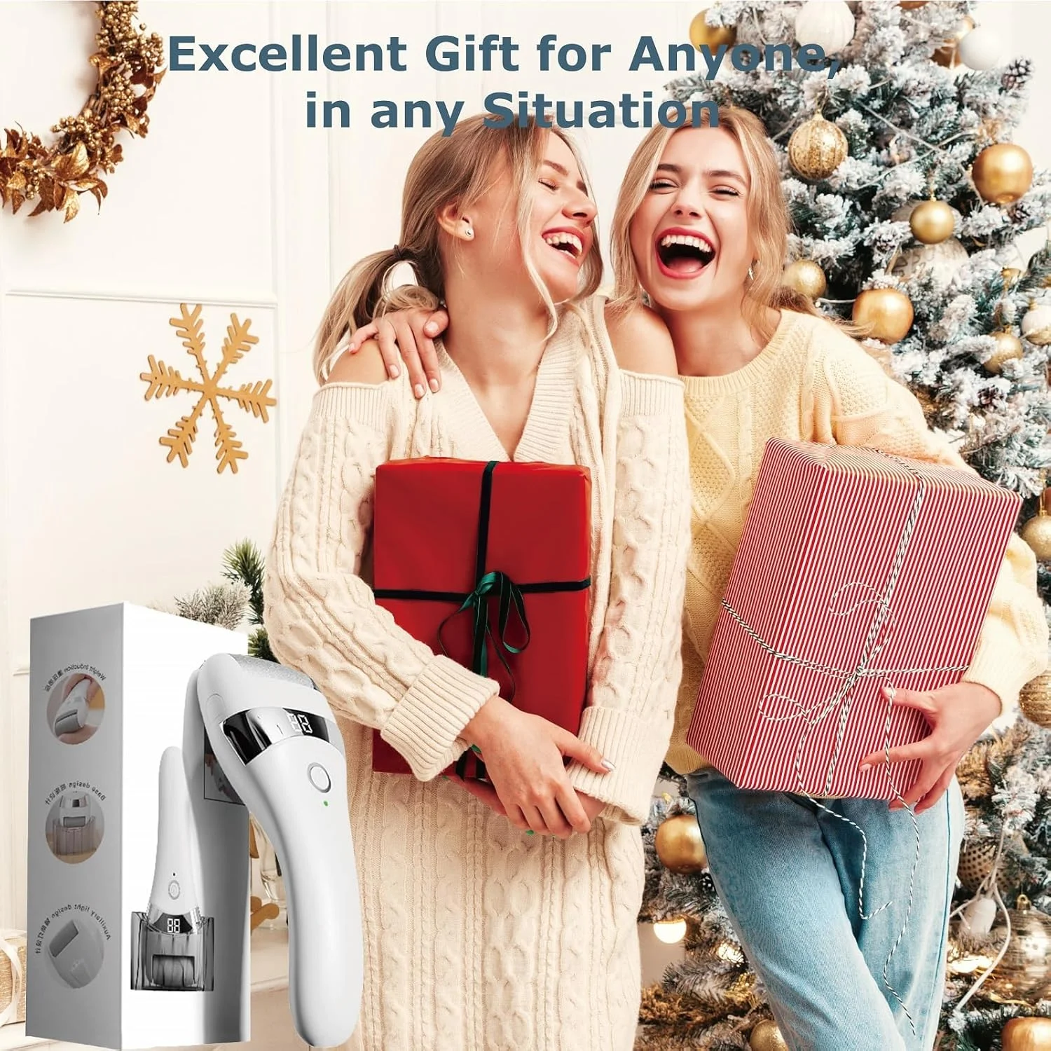 سوهان برقی شارژی پا با 3 سری قابل تعویض، سوهان پای ضد آب قابل حمل برای پاشنه های خشک، ترک خورده و پوست زبر، ابزار پدیکور مناسب برای آقایان و خانم ها