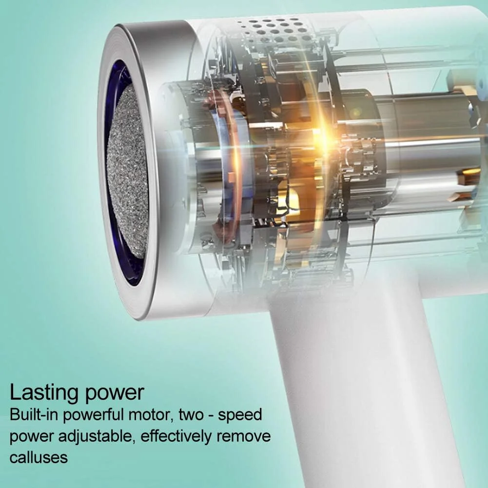 سوهان برقی پا Raitron، ابزار پدیکور برقی با جذب خودکار برای تمیز کردن و از بین بردن پوست مرده