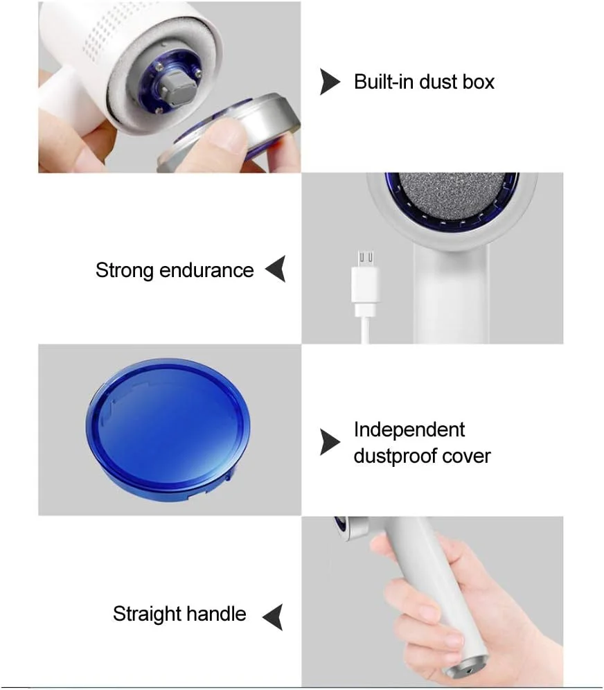 سوهان برقی پا Raitron، ابزار پدیکور برقی با جذب خودکار برای تمیز کردن و از بین بردن پوست مرده
