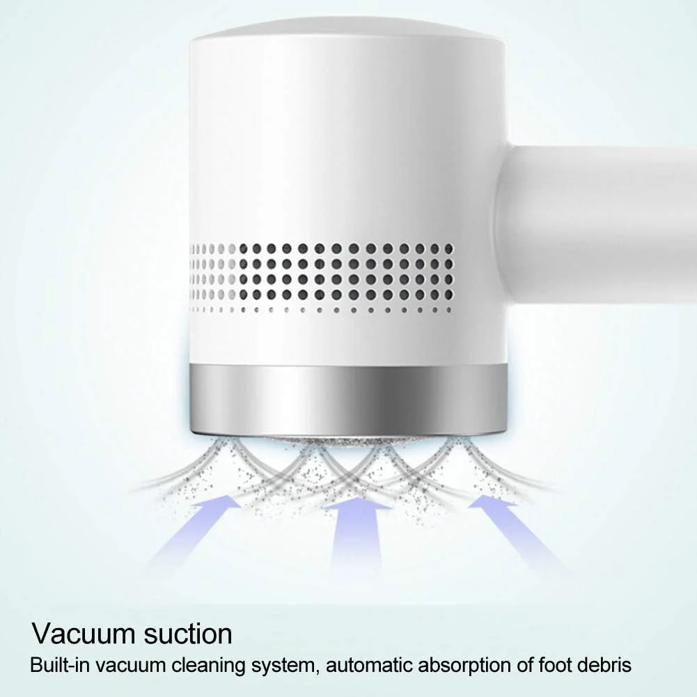 سوهان برقی پا Raitron، ابزار پدیکور برقی با جذب خودکار برای تمیز کردن و از بین بردن پوست مرده