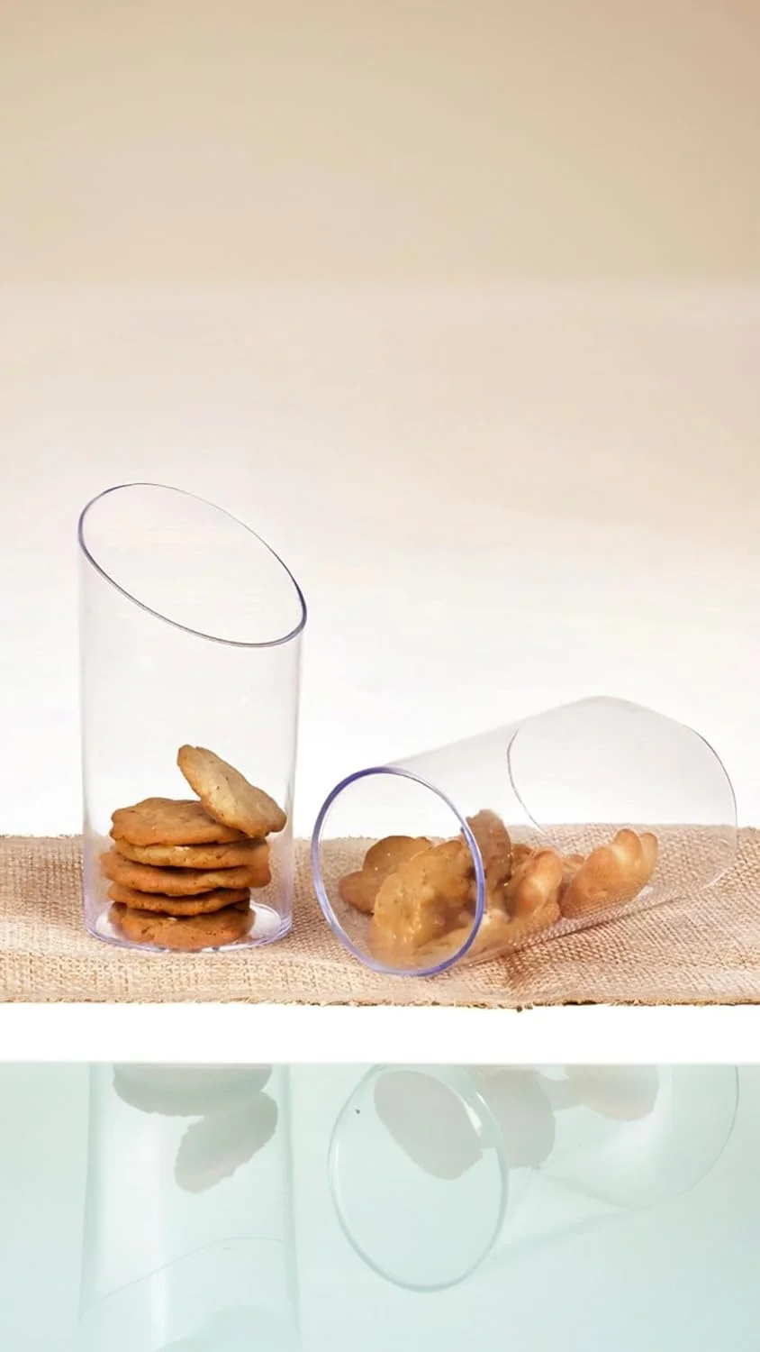 ظروف دسر مینی سویت سون، 50 عددی، 2.5 اونسی - ظروف پلاستیکی شفاف پارفه برای دسرهای شیک، پیش غذاها و بستنی