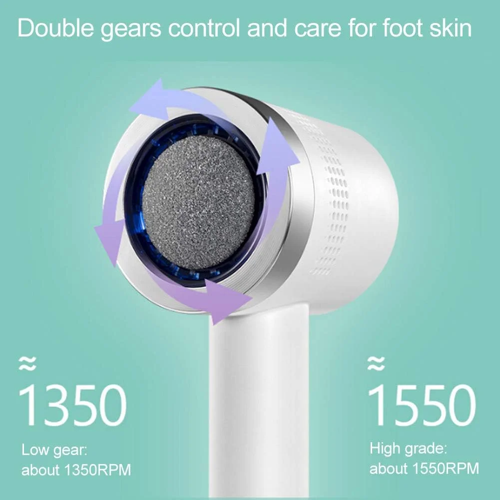 سوهان برقی پا Raitron، ابزار پدیکور برقی با جذب خودکار برای تمیز کردن و از بین بردن پوست مرده