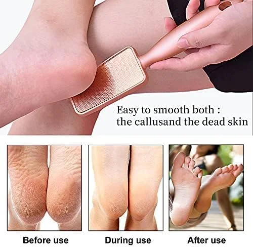 سوهان پدیکور شیشه ای نانو با کیفیت حرفه ای، از بین برنده پینه و لایه بردار پوست خشک بدون زحمت