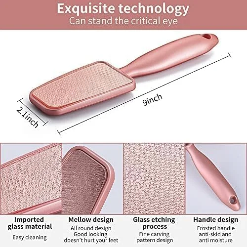 سوهان پدیکور شیشه ای نانو با کیفیت حرفه ای، از بین برنده پینه و لایه بردار پوست خشک بدون زحمت