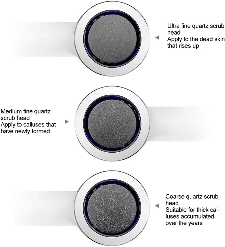 سوهان برقی پا Raitron، ابزار پدیکور برقی با جذب خودکار برای تمیز کردن و از بین بردن پوست مرده