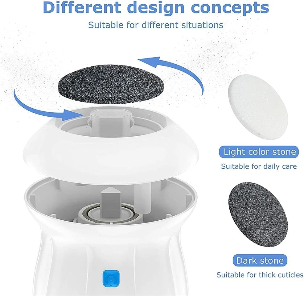 سوهان برقی قابل حمل پا، دستگاه برقی از بین برنده پینه پا، سوهان برقی پا با قابلیت مکش خلاء، ابزار پدیکور برقی ترمیم پاشنه پا برای پوست های مرده، سخت، ترک خورده و خشک (آبی) سوهان برقی قابل حمل پا، دستگاه برقی از بین برنده پینه پا، سوهان برقی پا با قابلیت مکش خلاء، ابزار پدیکور برقی ترمیم پاشنه پا برای پوست های مرده، سخت، ترک خورده و خشک (آبی)