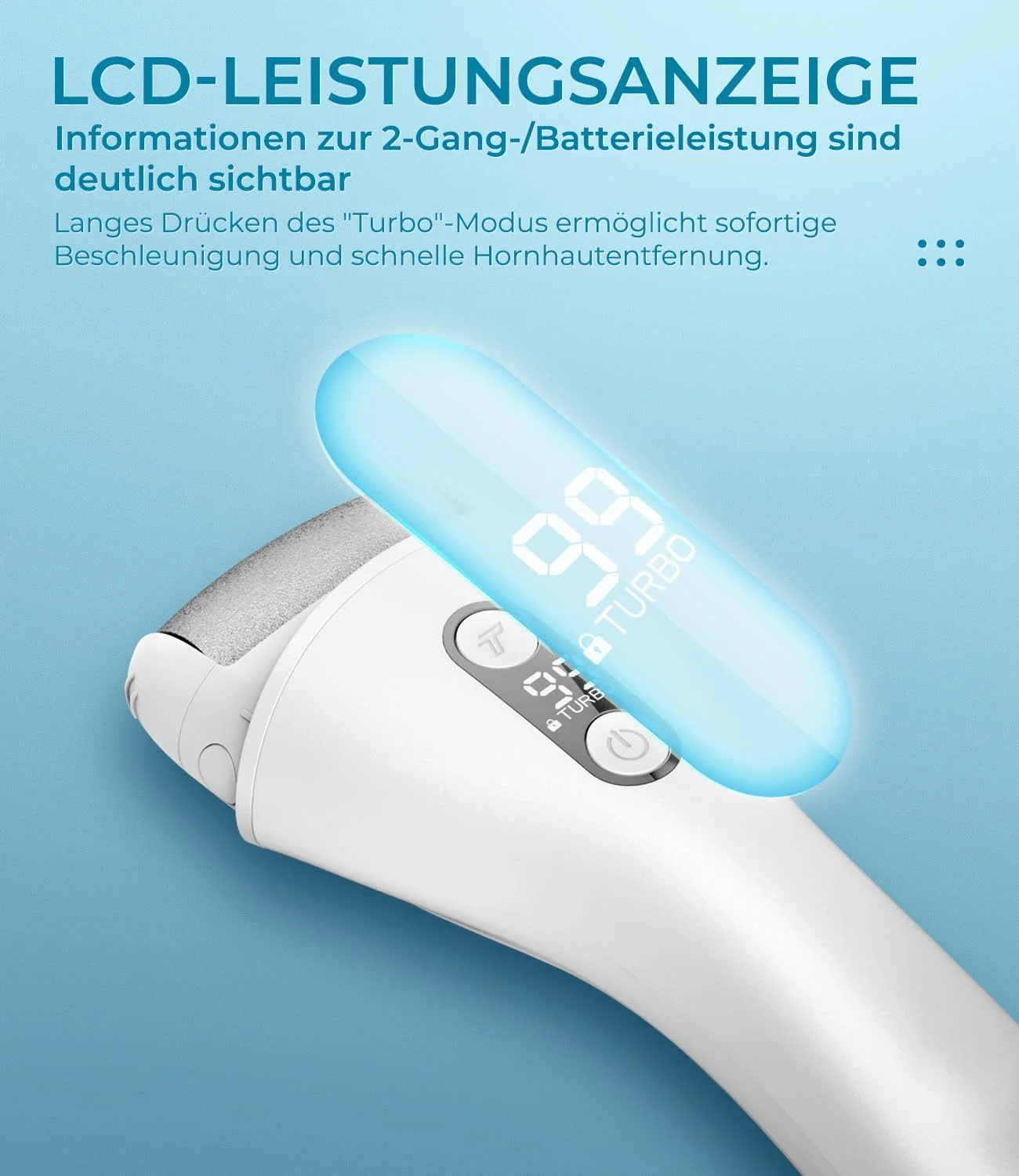 سوهان برقی پریتک برای از بین بردن پینه پا، قابل شارژ مدل (سفید 1138T) سوهان برقی پریتک برای از بین بردن پینه پا، قابل شارژ مدل (سفید 1138T)