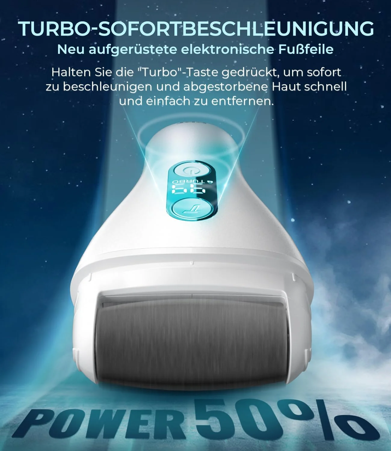 سوهان برقی پریتک برای از بین بردن پینه پا، قابل شارژ مدل (سفید 1138T) سوهان برقی پریتک برای از بین بردن پینه پا، قابل شارژ مدل (سفید 1138T)