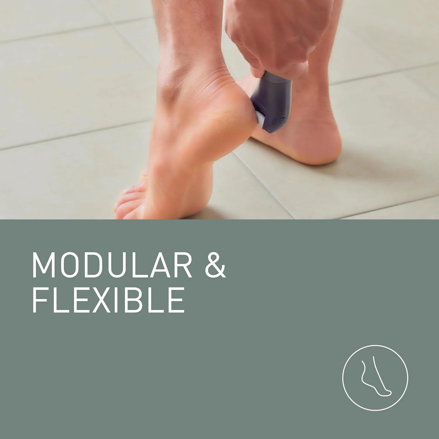 سر پاناسونیک ER-CFC1 Multishape برای مراقبت از پا، سوهان برقی پا، از بین برنده پوست سفت، میکرو سرامیک، مشکی