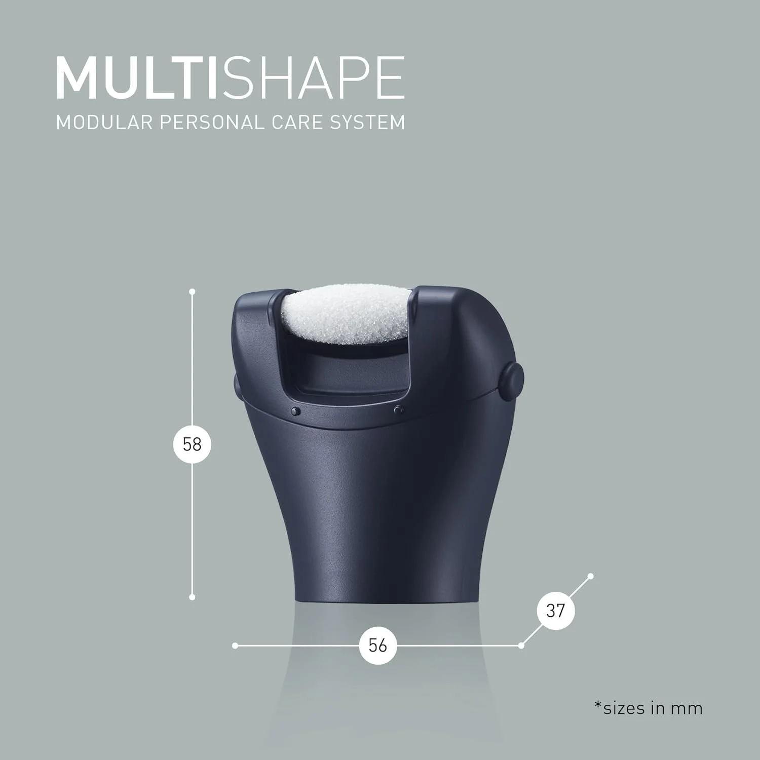 سر پاناسونیک ER-CFC1 Multishape برای مراقبت از پا، سوهان برقی پا، از بین برنده پوست سفت، میکرو سرامیک، مشکی