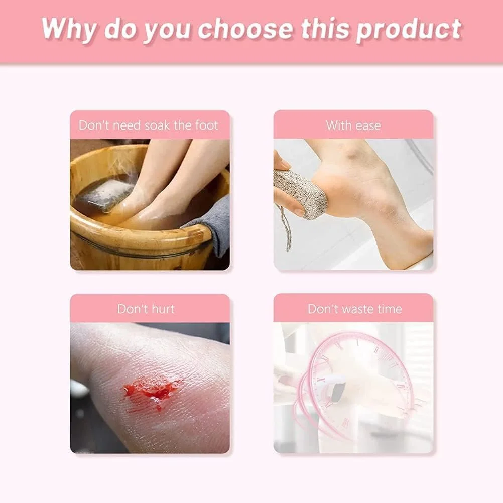 سوهان برقی پا ORiTi، از بین برنده پوست سخت، 1 عدد، از بین برنده پوست سخت، شارژی بی سیم، شارژ و ضد آب IPX7، استفاده مرطوب و خشک برای پاشنه های ترک خورده و پینه ها